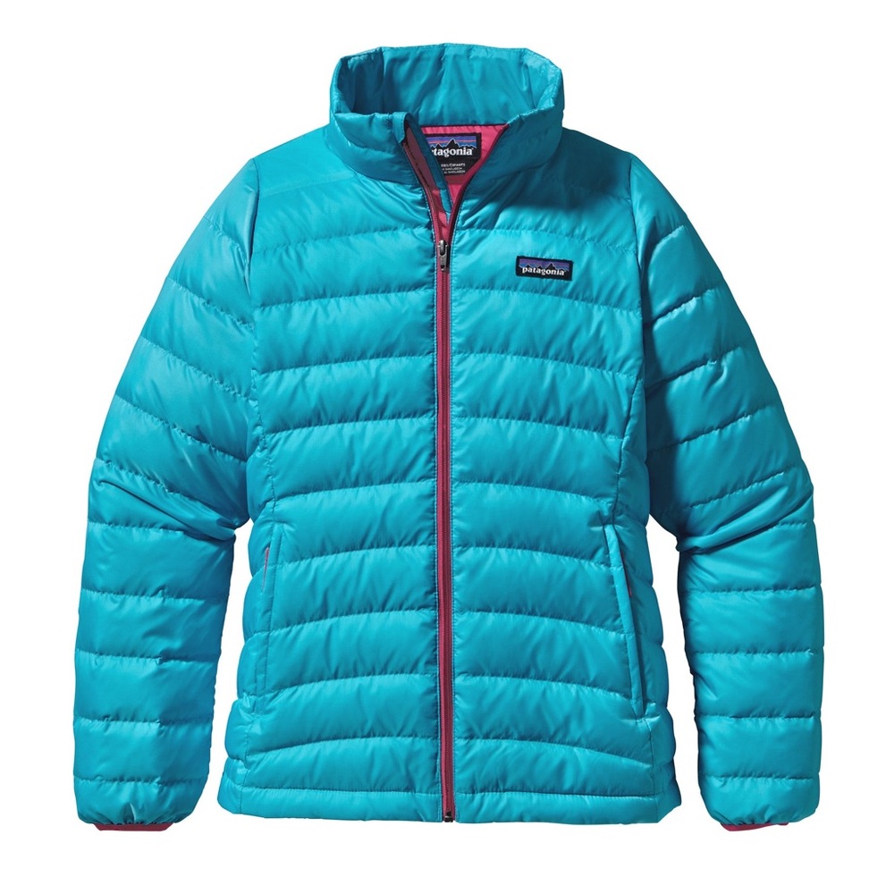 Patagonia Kids Teal Puffer Jacket
